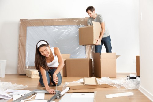 Professional removals team handling a home move in Plumstead