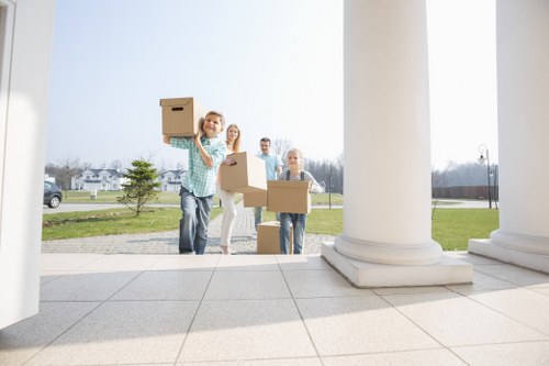 Professional removals team handling a move in Deptford