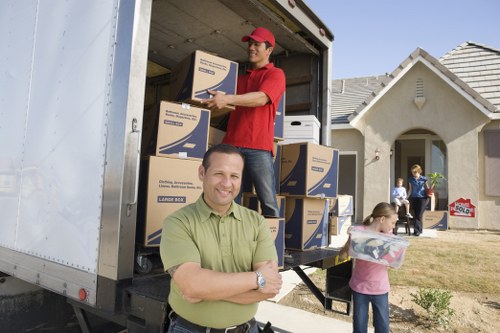 Professional removals team planning a house move in Bromley