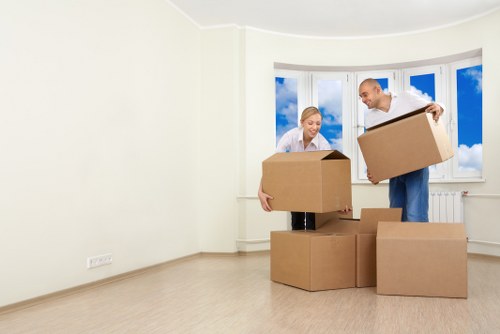 Packing and loading furniture for a house move in Loxford