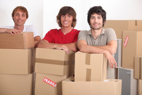 House moving service in Kingston with packed van