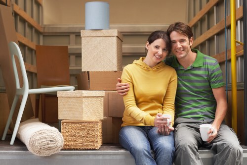 Moving day loading and transport process for Queensbury removals