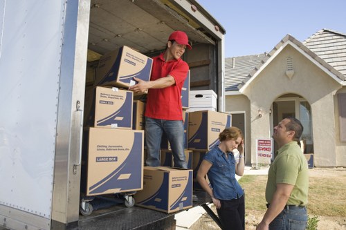 Storage boxes and moving items for removals in Tooting