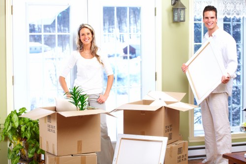 Furniture protection and moving support during Hanwell removals