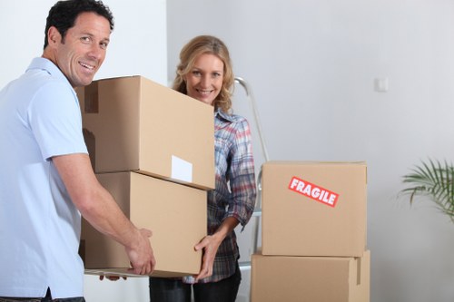 Careful packing and loading for removals in Hanwell